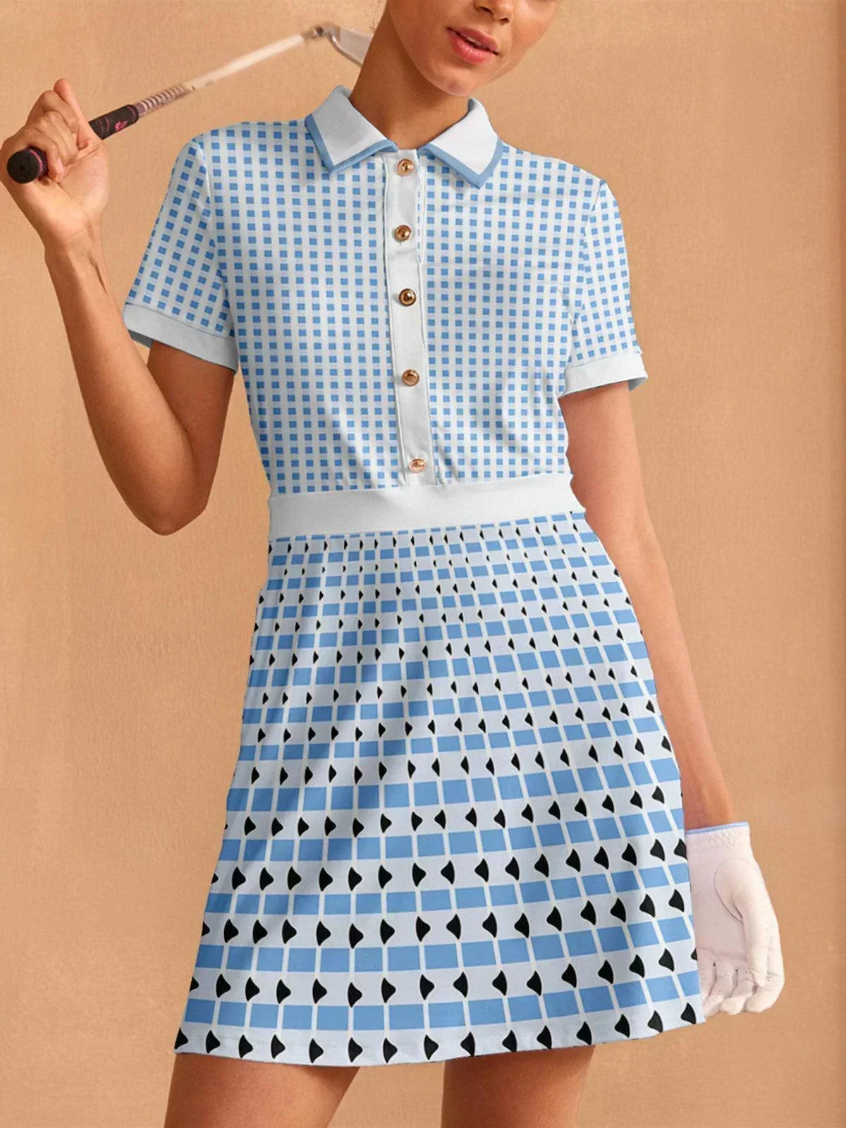 Not So Classic Short Sleeve A-Line 36.5 Inch Dress