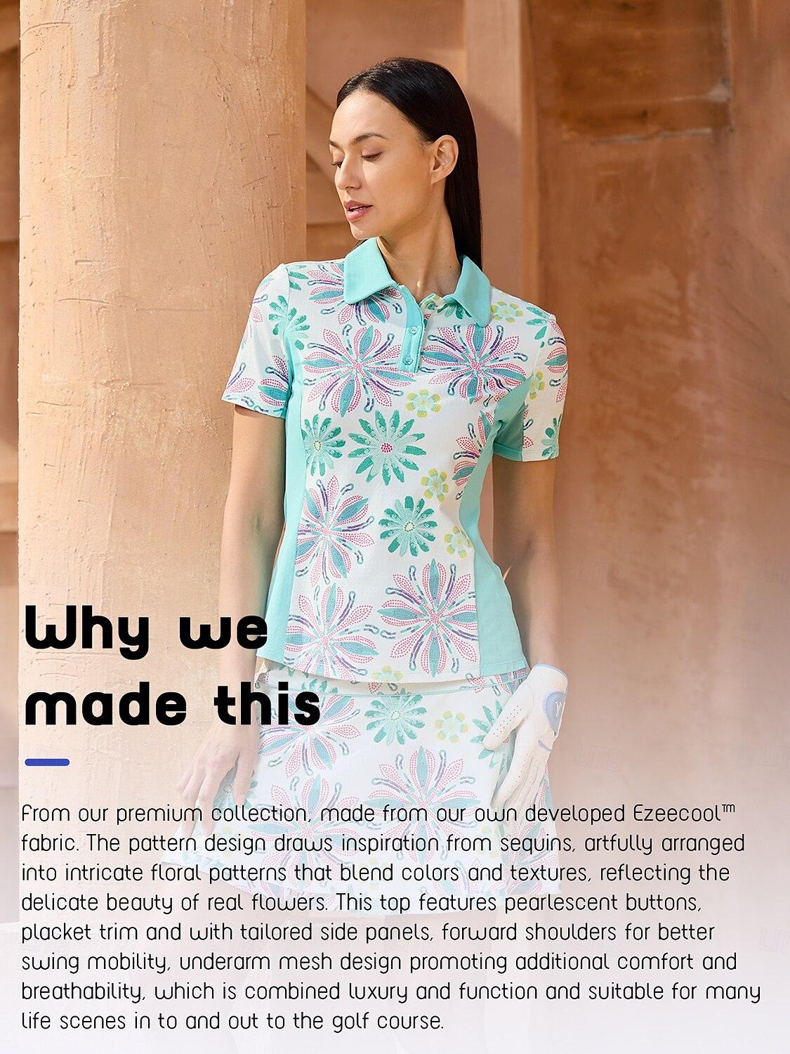 Premium Short Sleeve Color Block Polo UPF50+