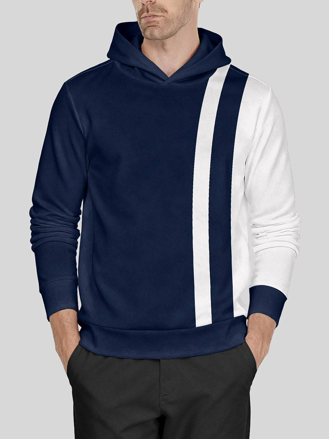 Playful Nautical Men's Golf Hooded Sweatshirt