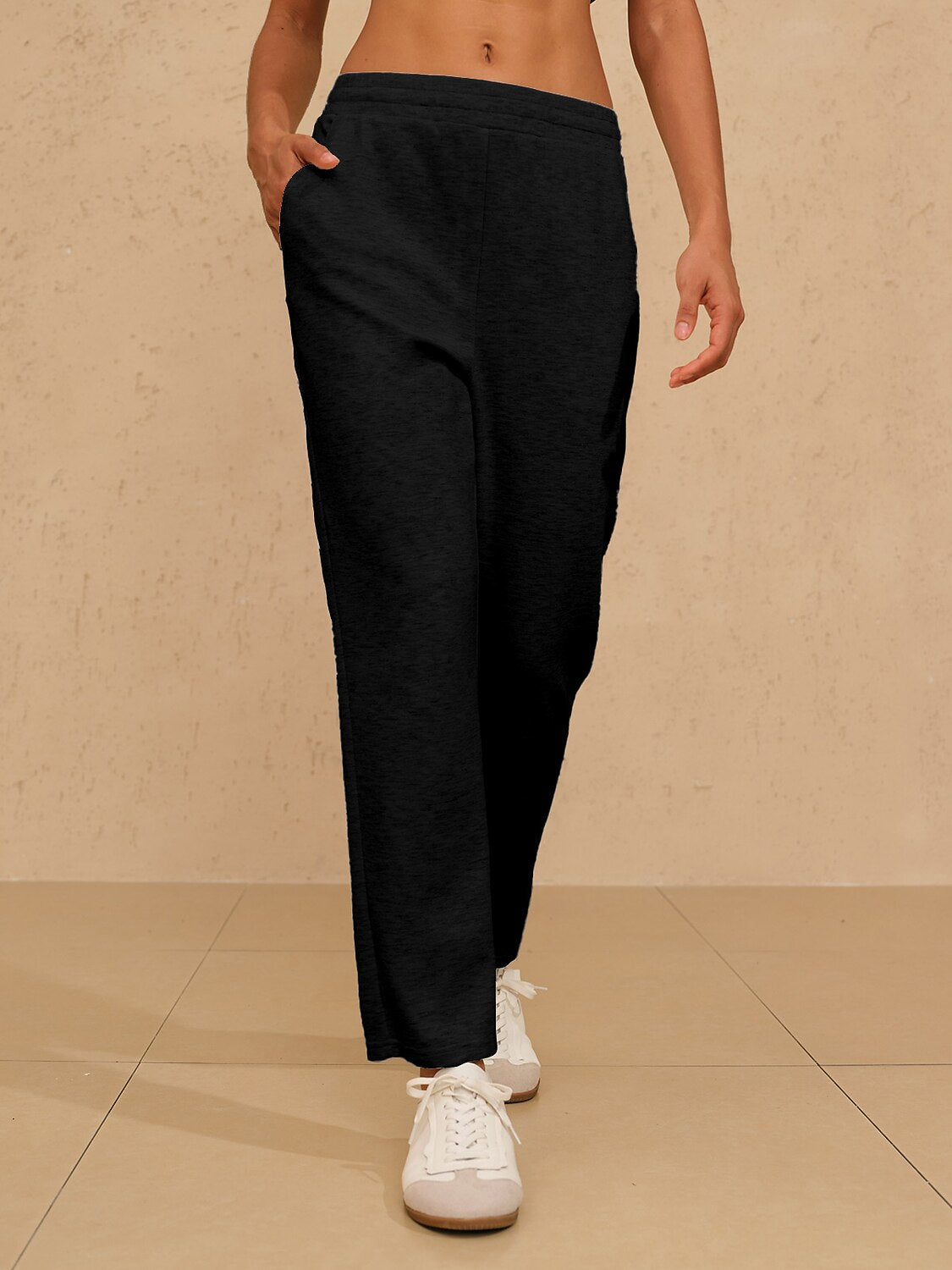 UltraSoft Stretch Hidden Drawstring Ankle Pants