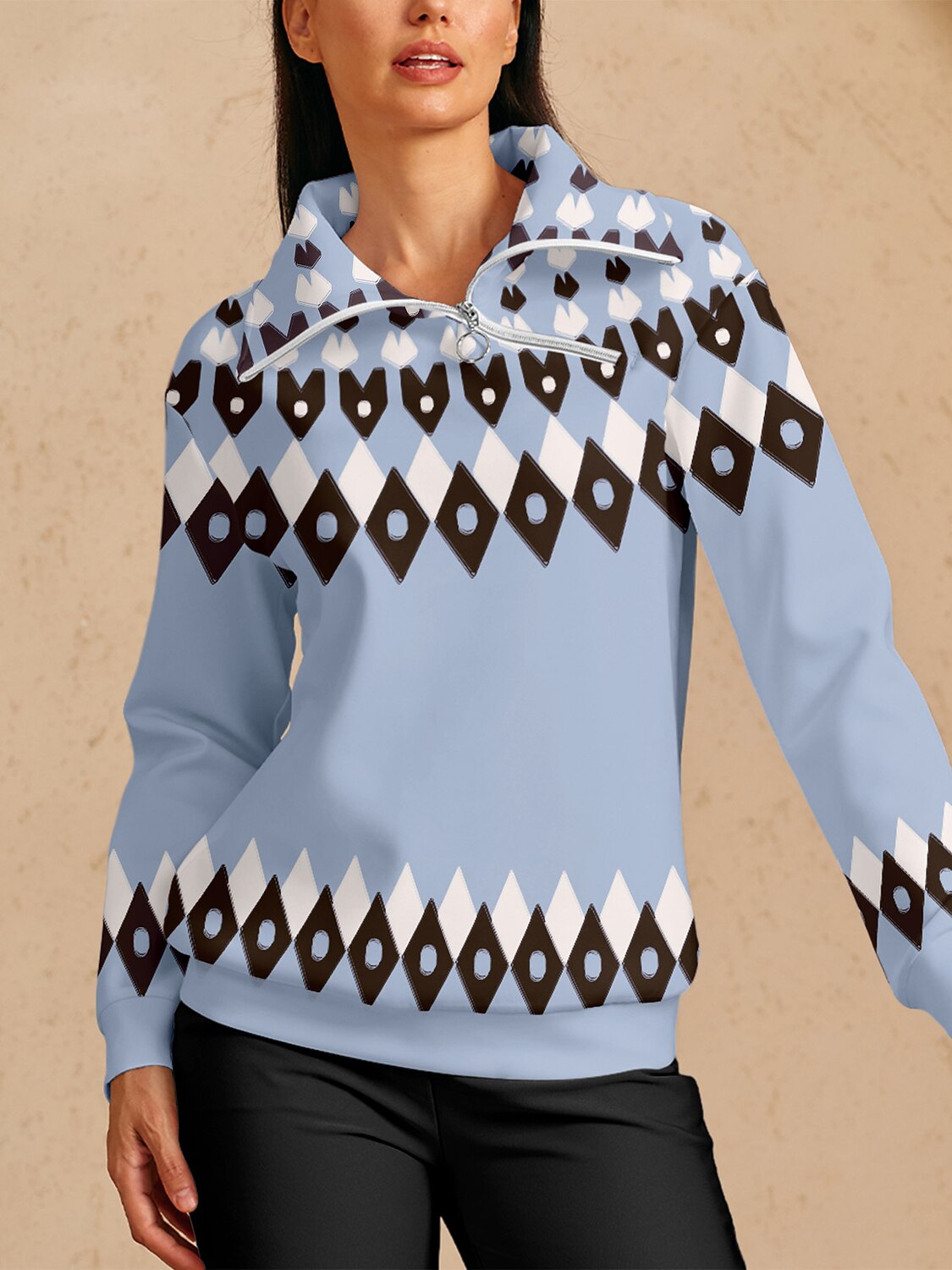 Bold Baroque Golf Sweatshirt