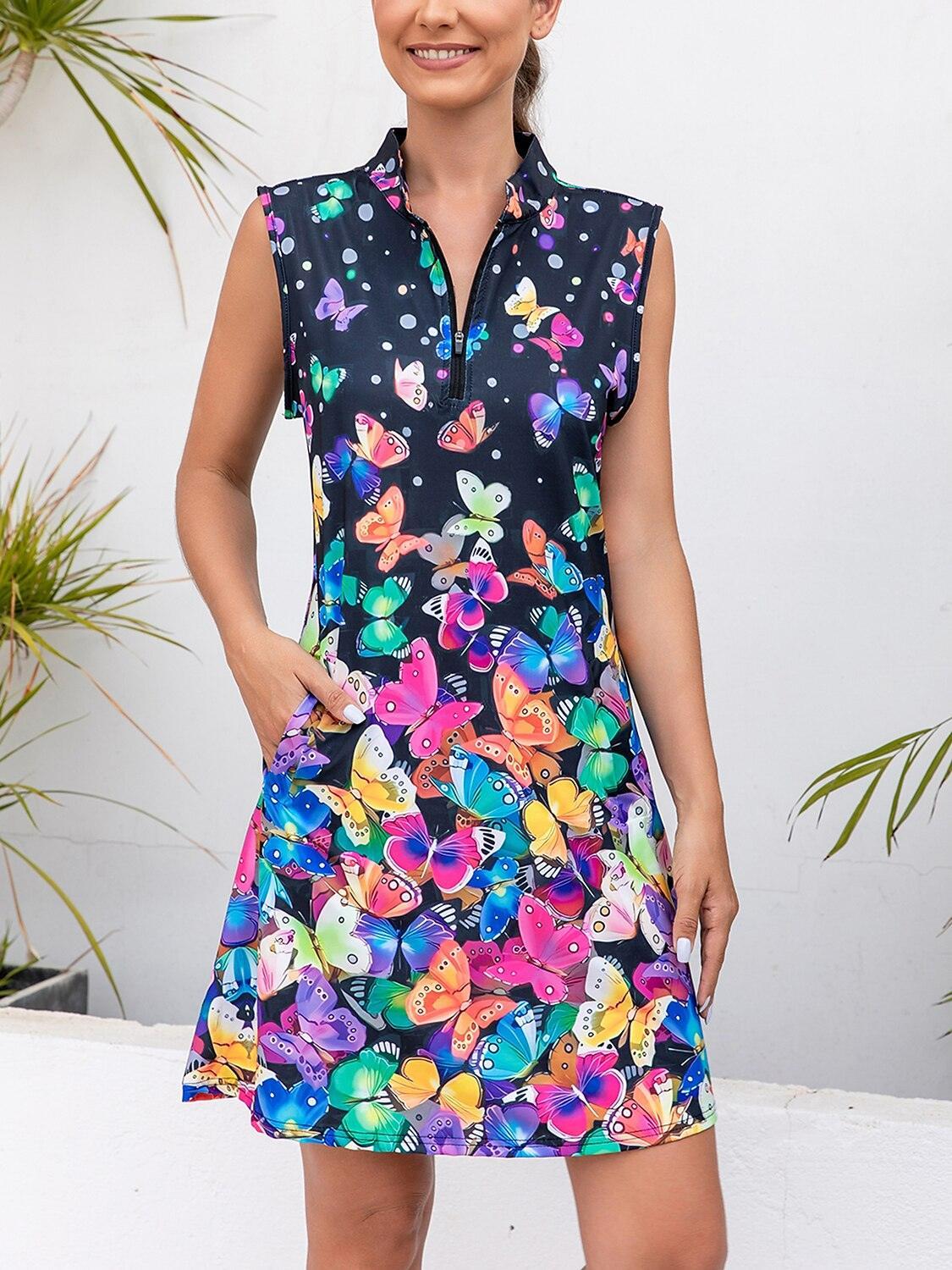Wildlife Party 36.5 Inch Dress UPF50+