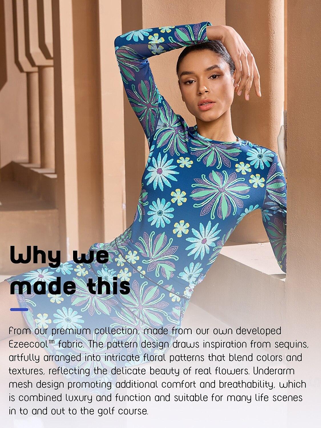 Premium Long Sleeve Crewneck Top UPF50+