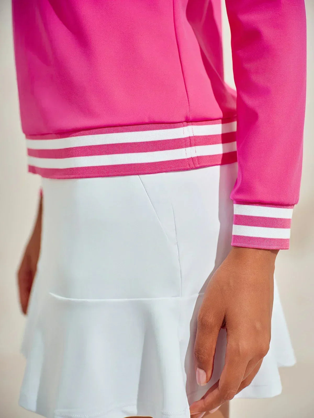 Navycore Long Sleeve Golf Shirt Quarterzip UPF50+