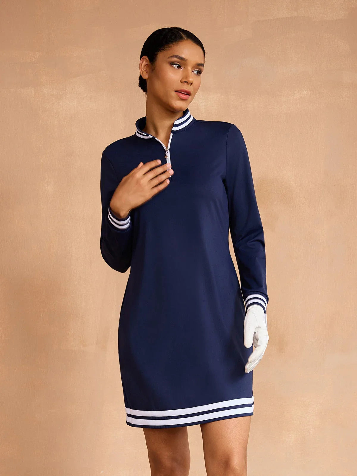 Navycore Long Sleeve 36.5 Inch Dress UPF50+