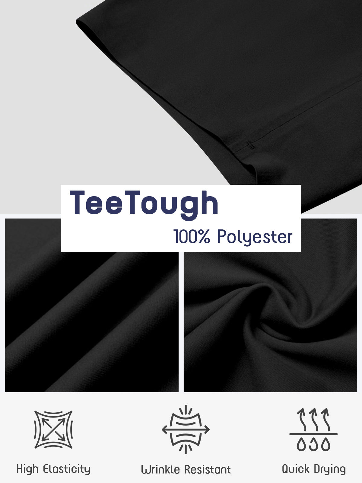 Crisp Couture Long Sleeve Polo Top UPF50+