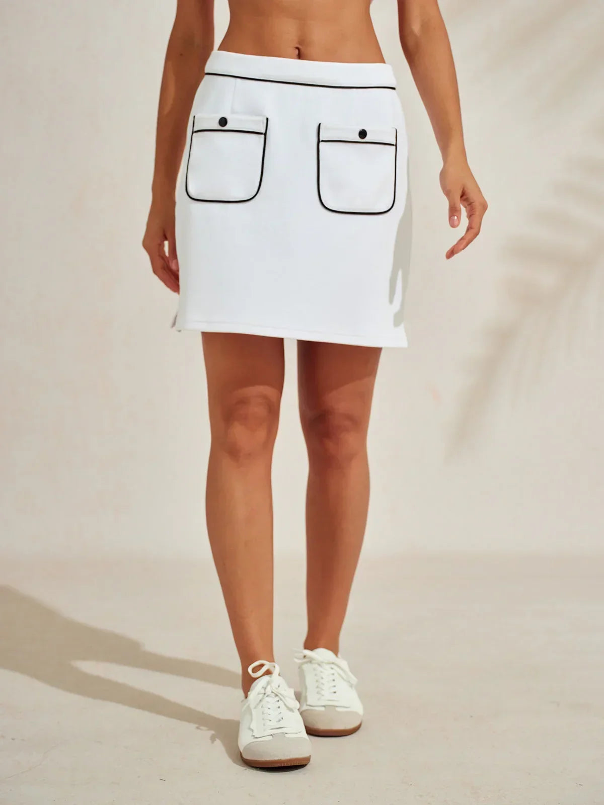 Crisp Couture 17.5 Inch Pique Pocket Skort