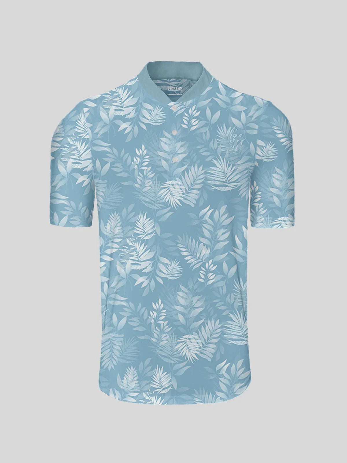Hyped-up Tropical Men's Golf Henley Shirt UPF50+