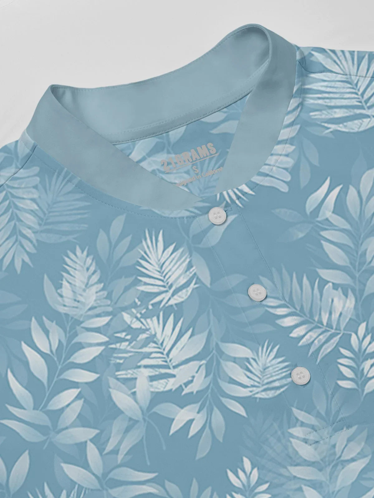 Hyped-up Tropical Men's Golf Henley Shirt UPF50+