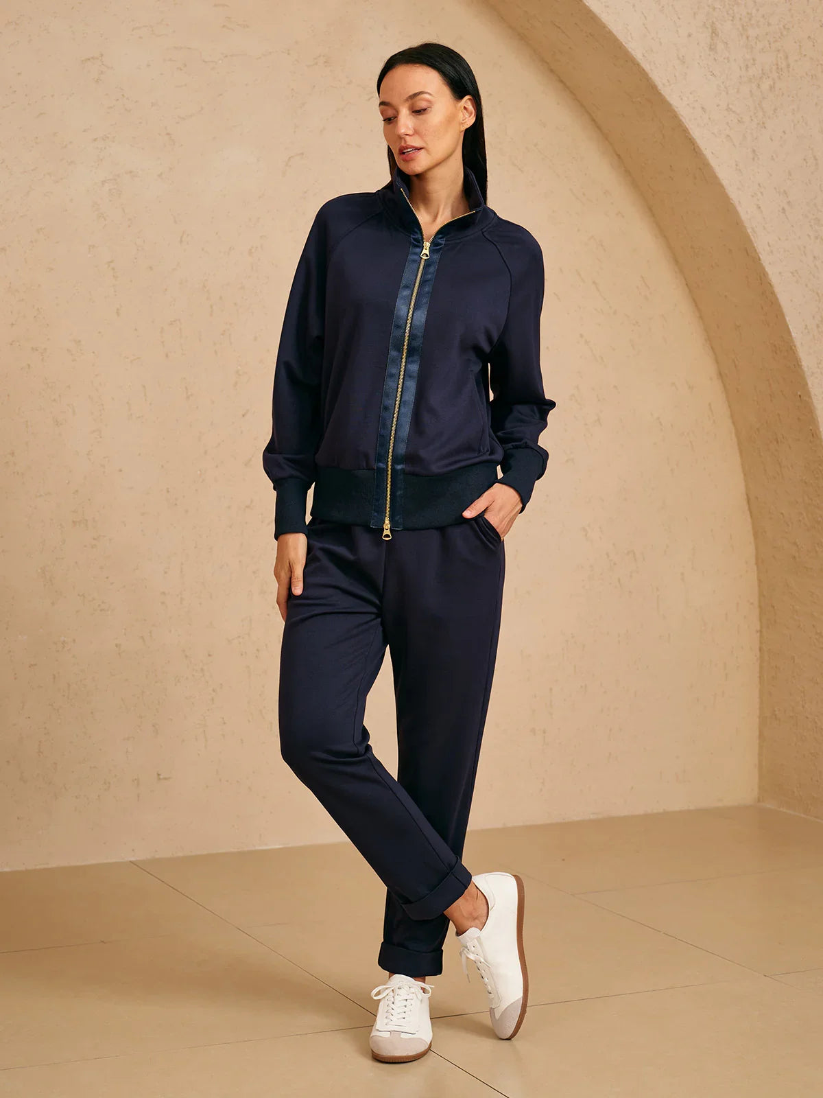 UltraSoft Long Sleeve Trimmed Jacket