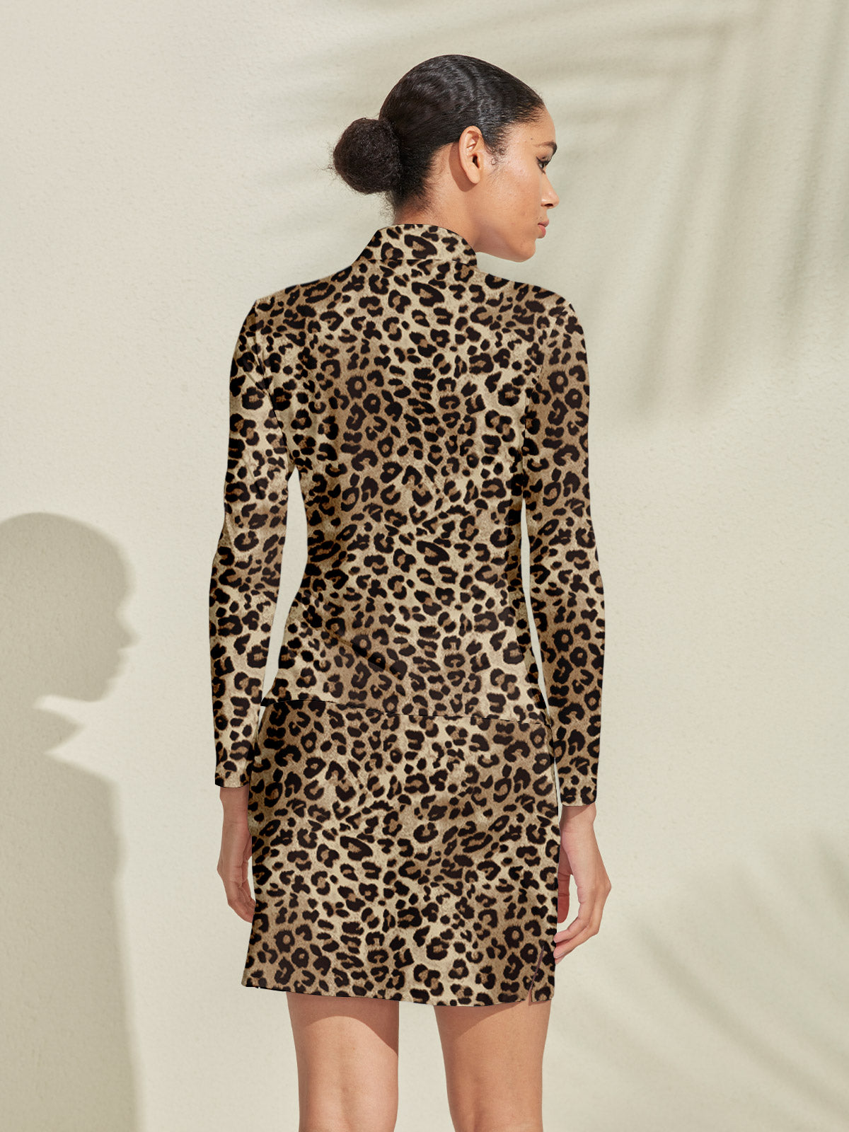 Wildlife Party Silky Golf Shirt Quarterzip UPF50+