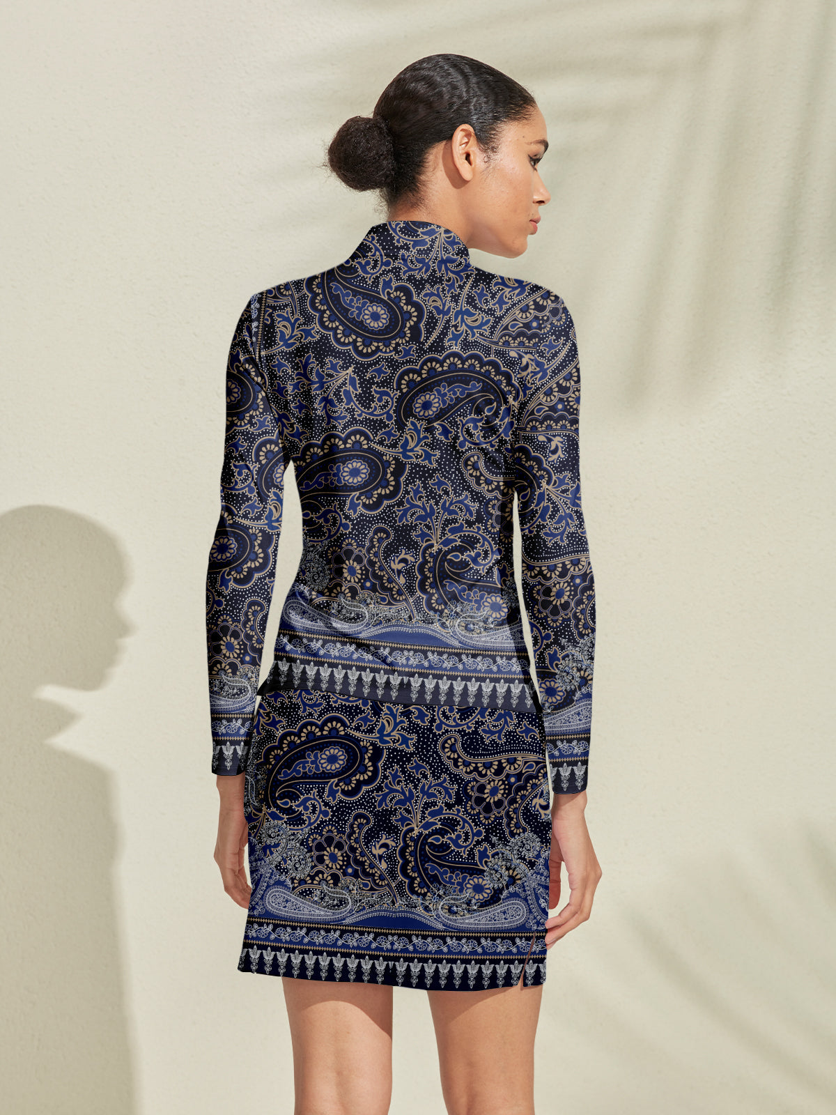 Pretty Feminine Silky Golf Shirt Quarterzip UPF50+