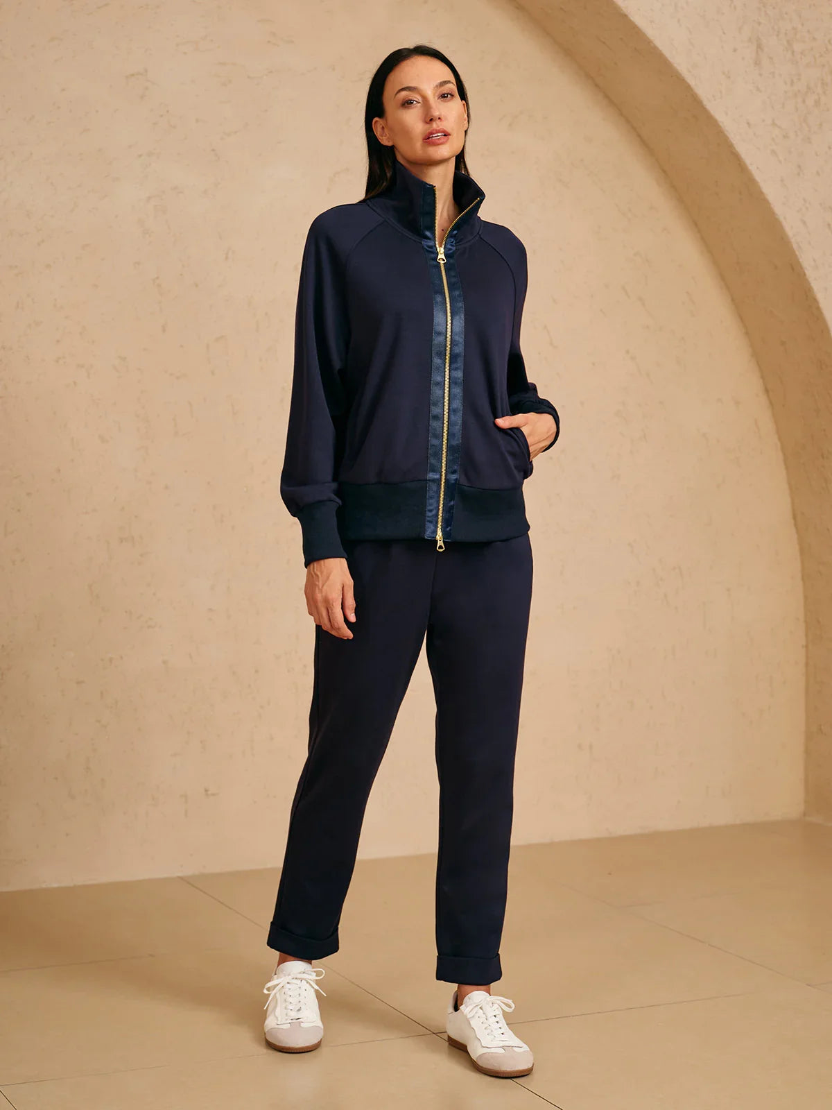 UltraSoft Long Sleeve Trimmed Jacket