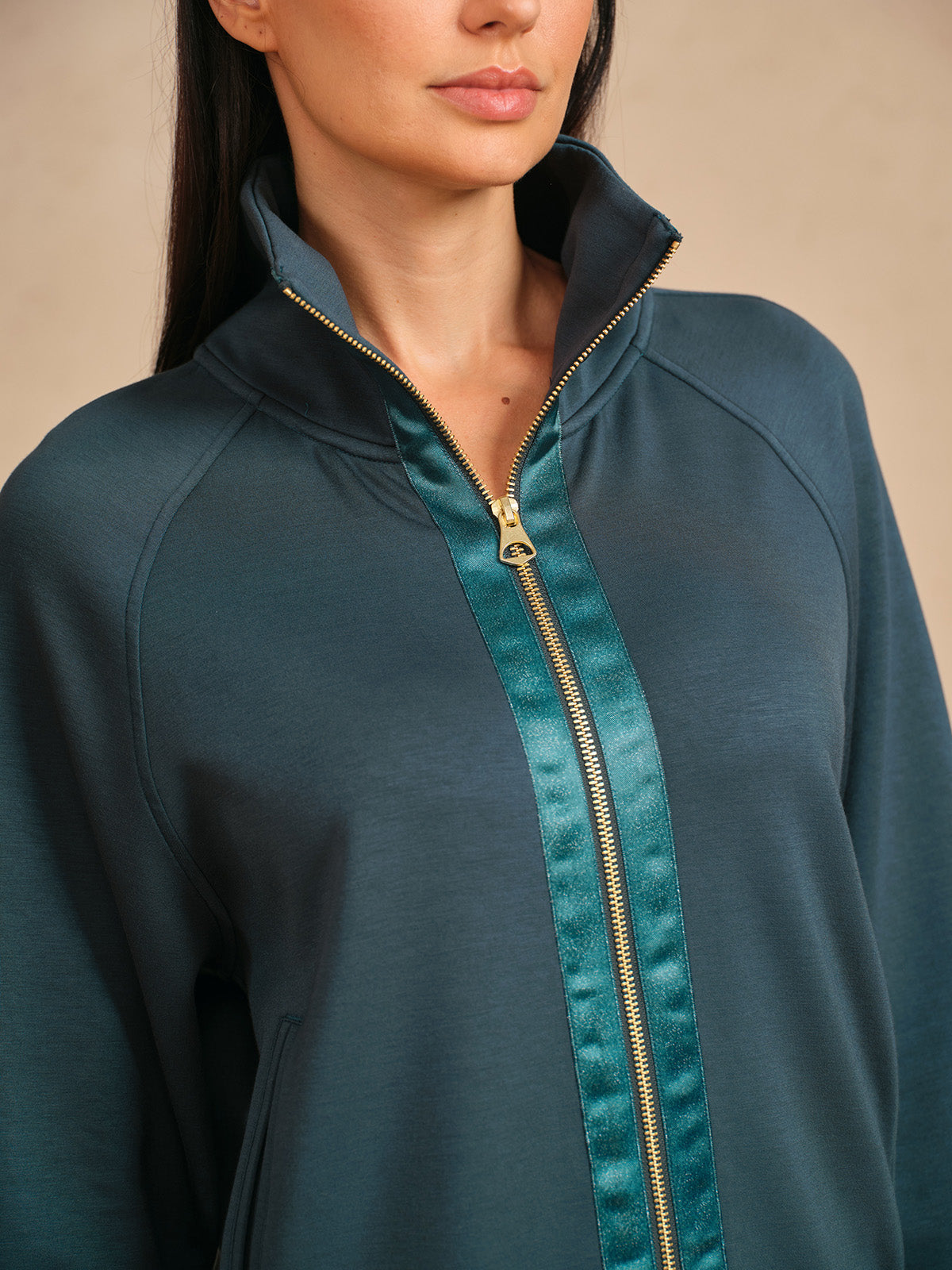 UltraSoft Long Sleeve Trimmed Jacket