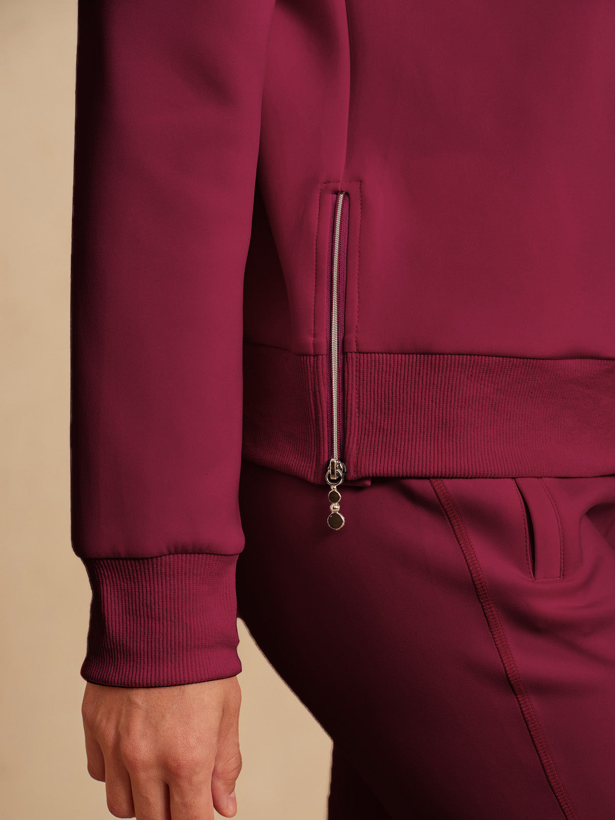 More Than Basic Asymmetrical Collar Golf Sweatshirt