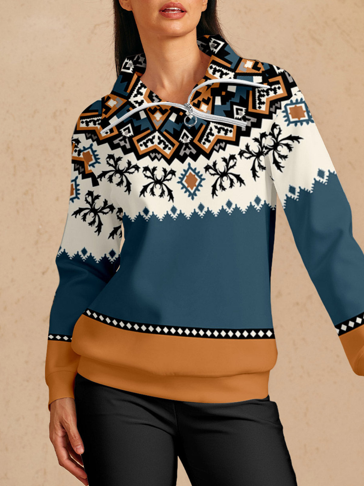 Bold Baroque Golf Sweatshirt