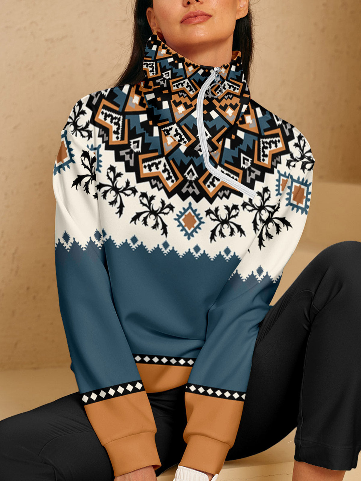 Bold Baroque Golf Sweatshirt