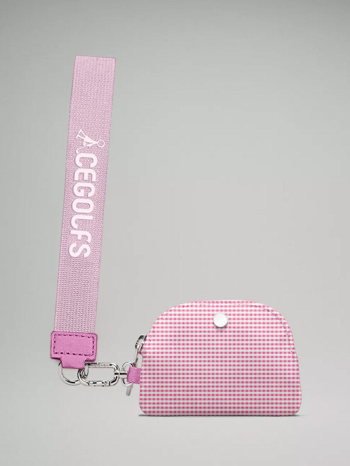 Plaid Single Pouch Wristlet