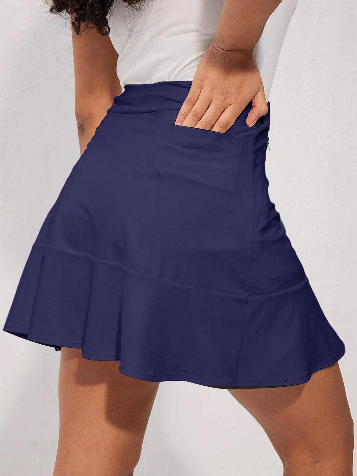 Basic 17 Inch Ruffle Skort UPF50+