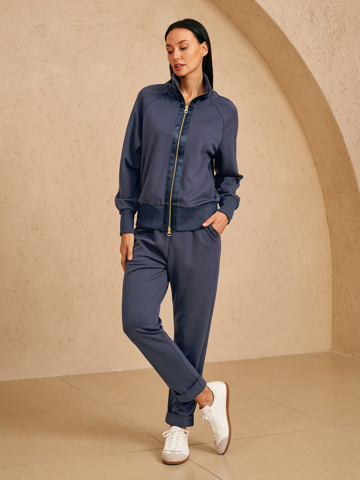 UltraSoft Long Sleeve Trimmed Jacket