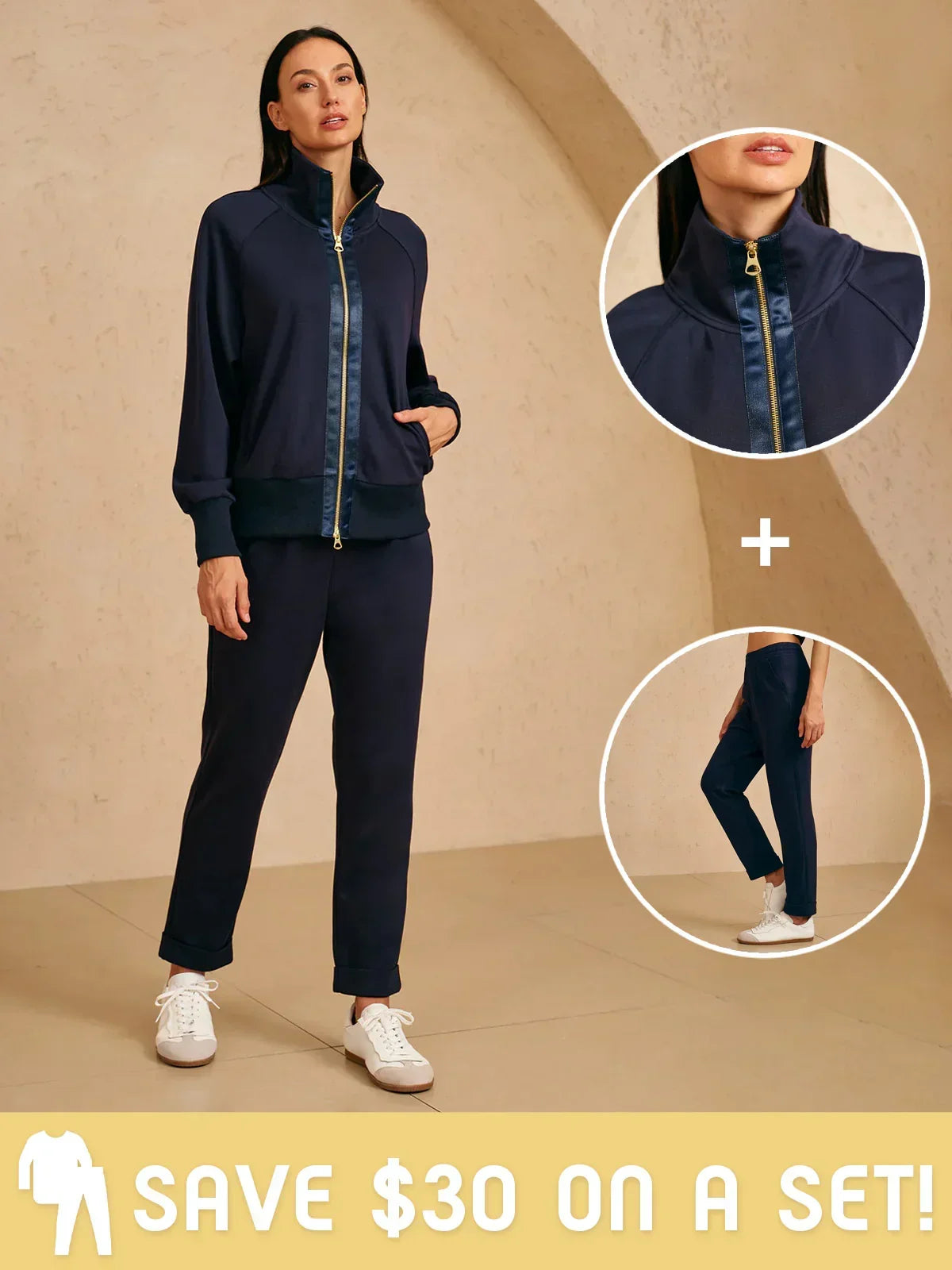 UltraSoft Long Sleeve Trimmed Jacket