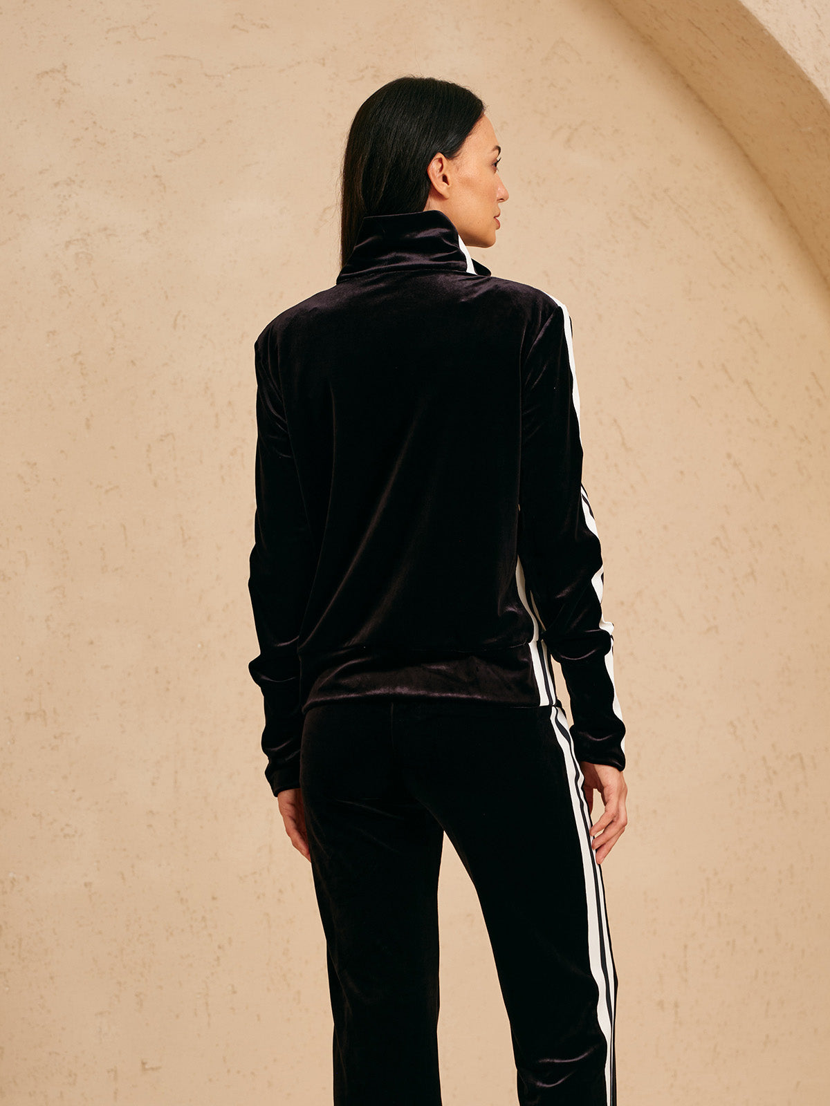 UltraSoft Velvet Long Sleeve Full Zip Jacket