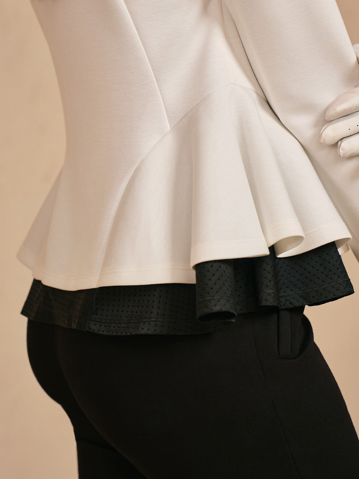 More Than Basic Ruffle Golf Jacket