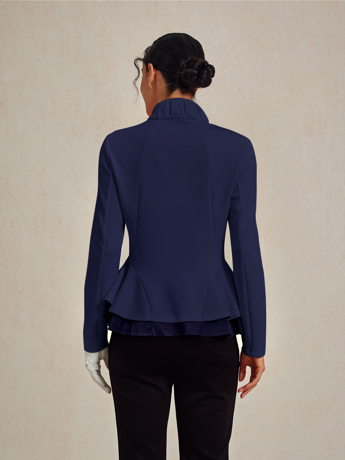 More Than Basic Ruffle Golf Jacket