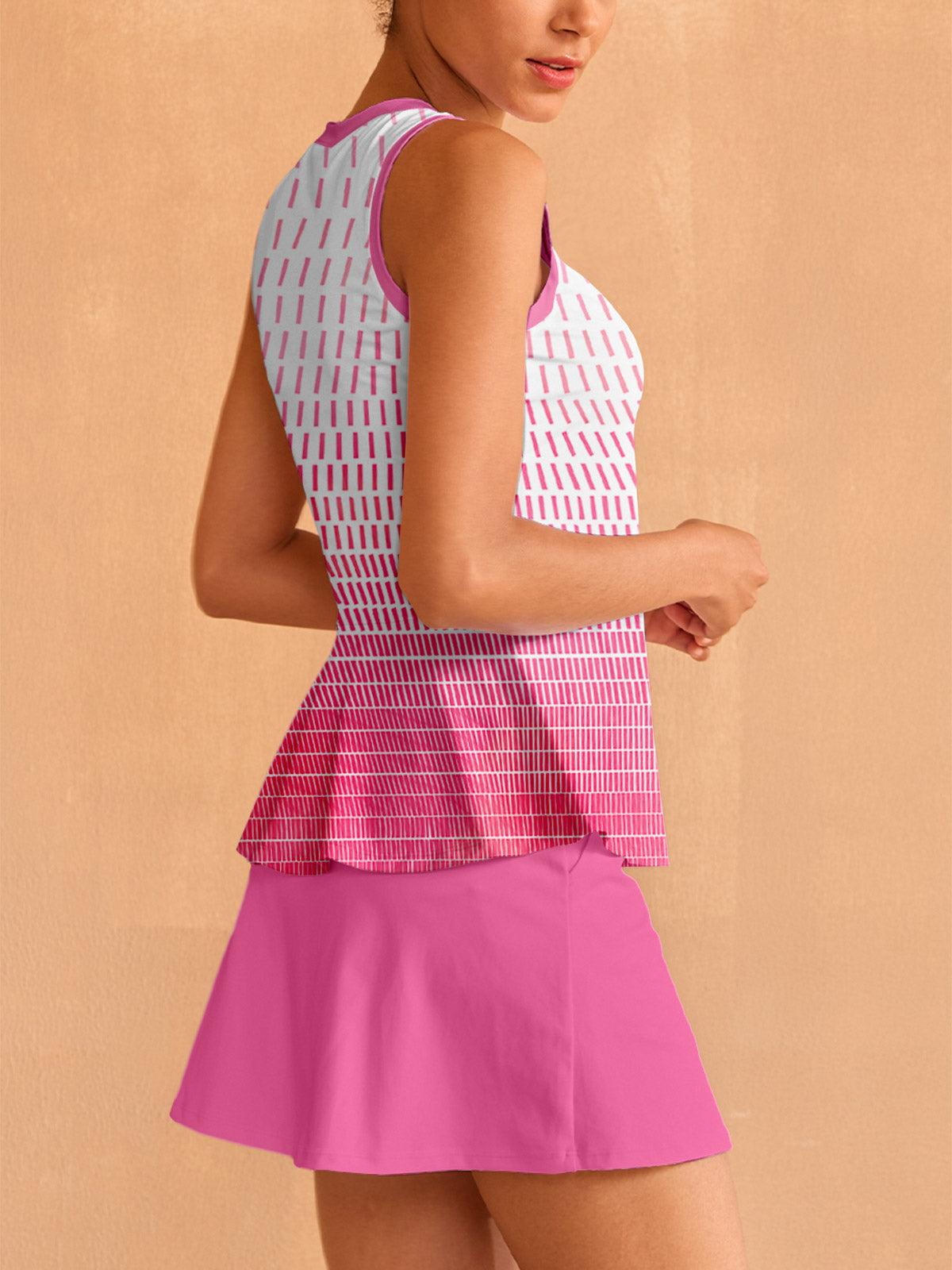 Hyper-prep Ruffle Tank Top For Pickleball & Tennis