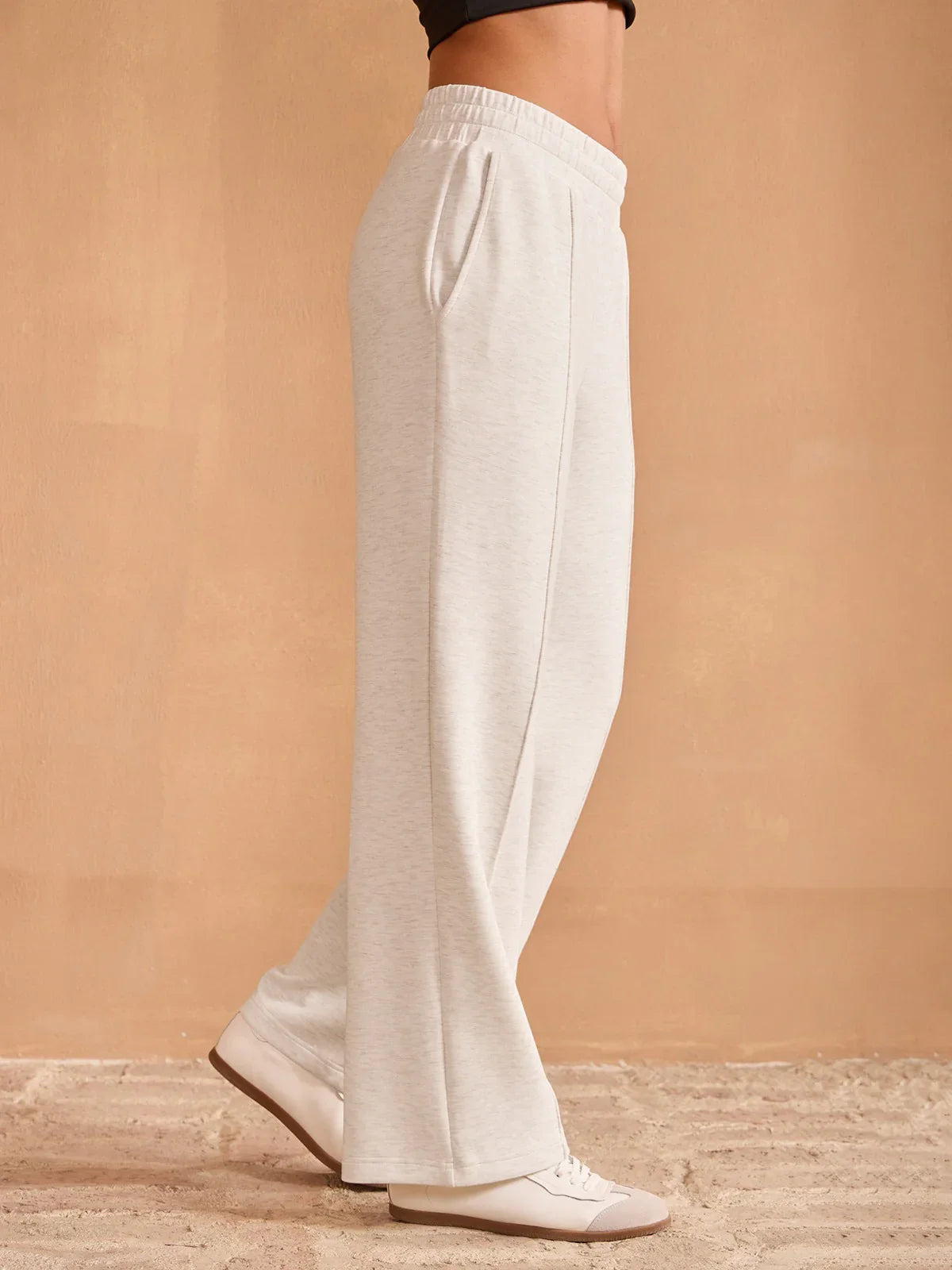 UltraSoft Stretch Hidden Drawstring Wide Leg Pants