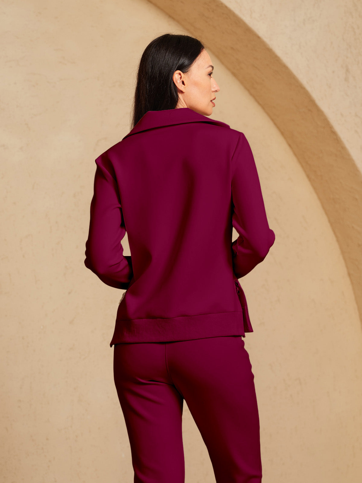 More Than Basic Asymmetrical Collar Golf Sweatshirt