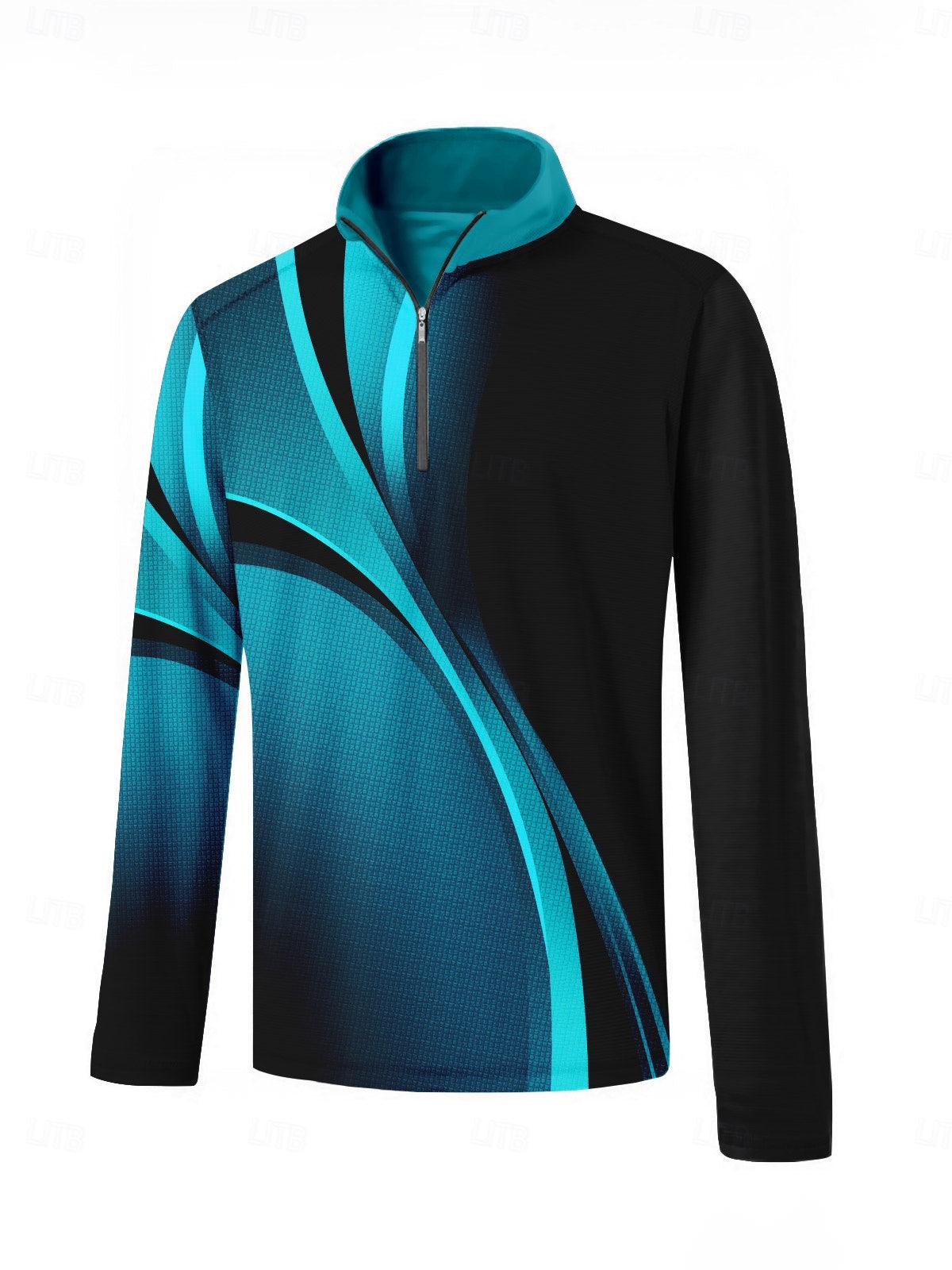 Hyper-prep Men's Golf Shirt Quarterzip UPF50+