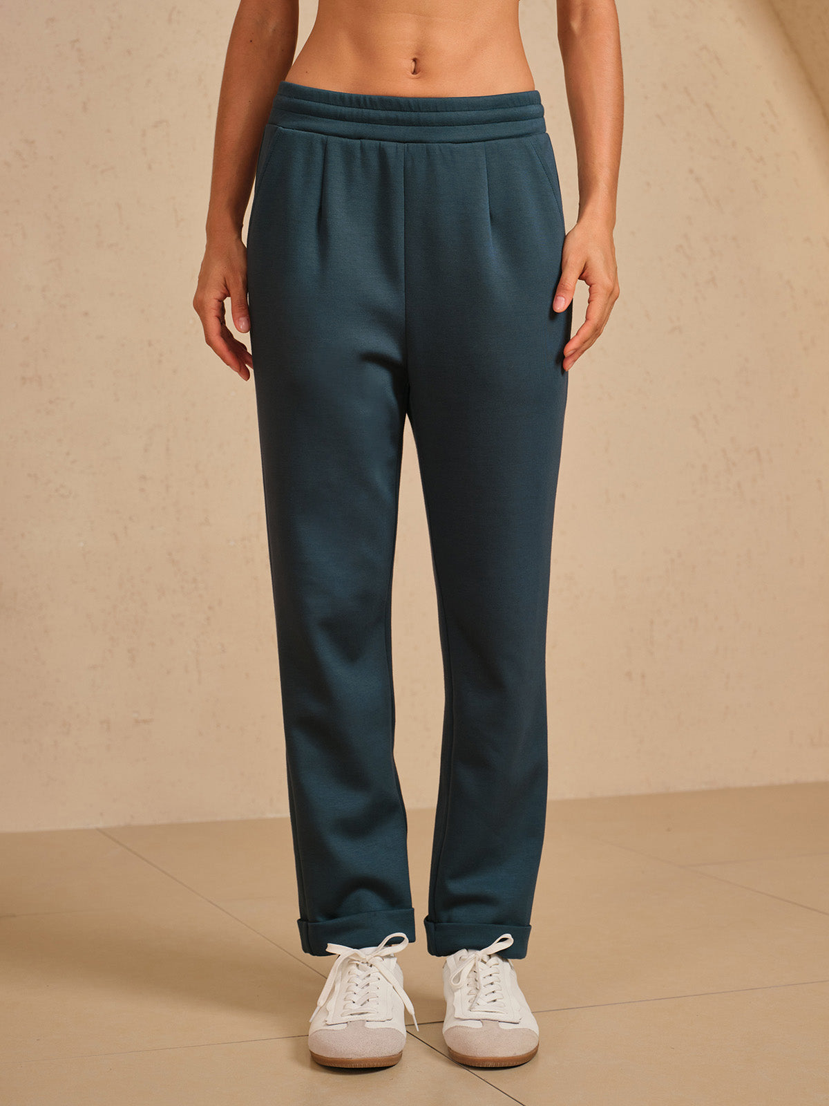 UltraSoft Stretch Hidden Drawstring Cuff Pants