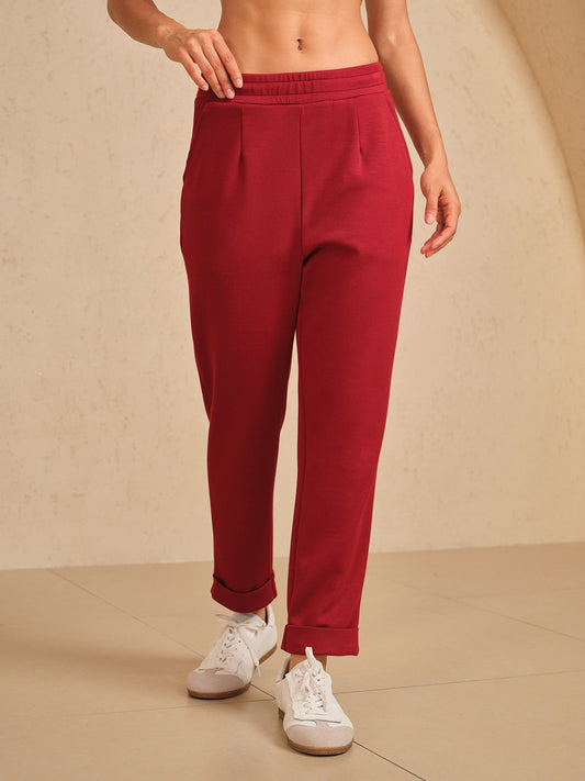 UltraSoft Stretch Hidden Drawstring Cuff Pants