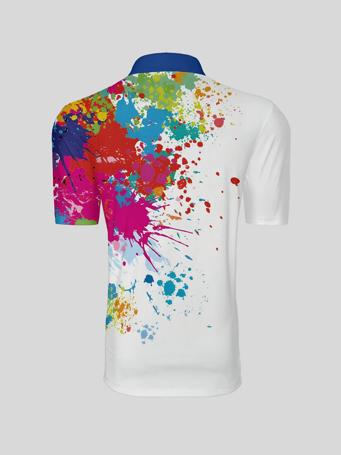 Inked Skins Men's Ribbed Collar Polo Top UPF50+