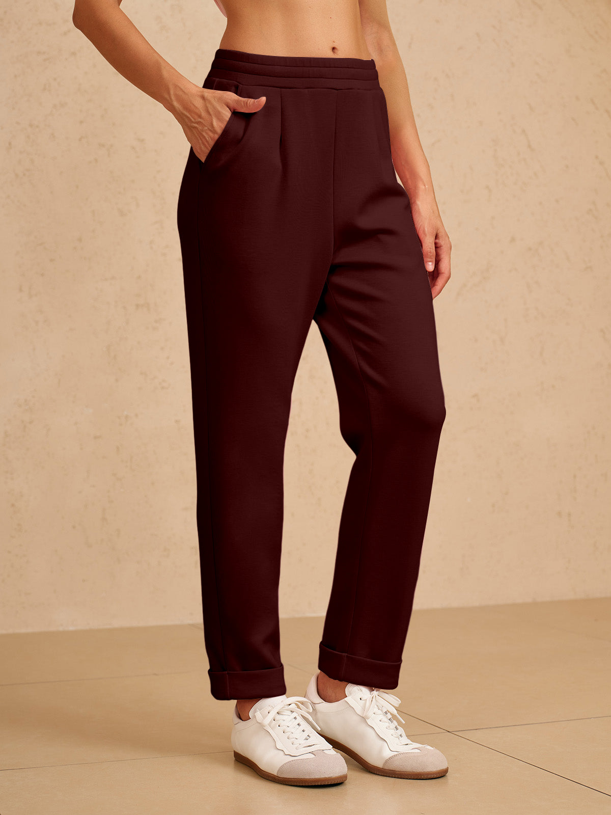 UltraSoft Stretch Hidden Drawstring Cuff Pants