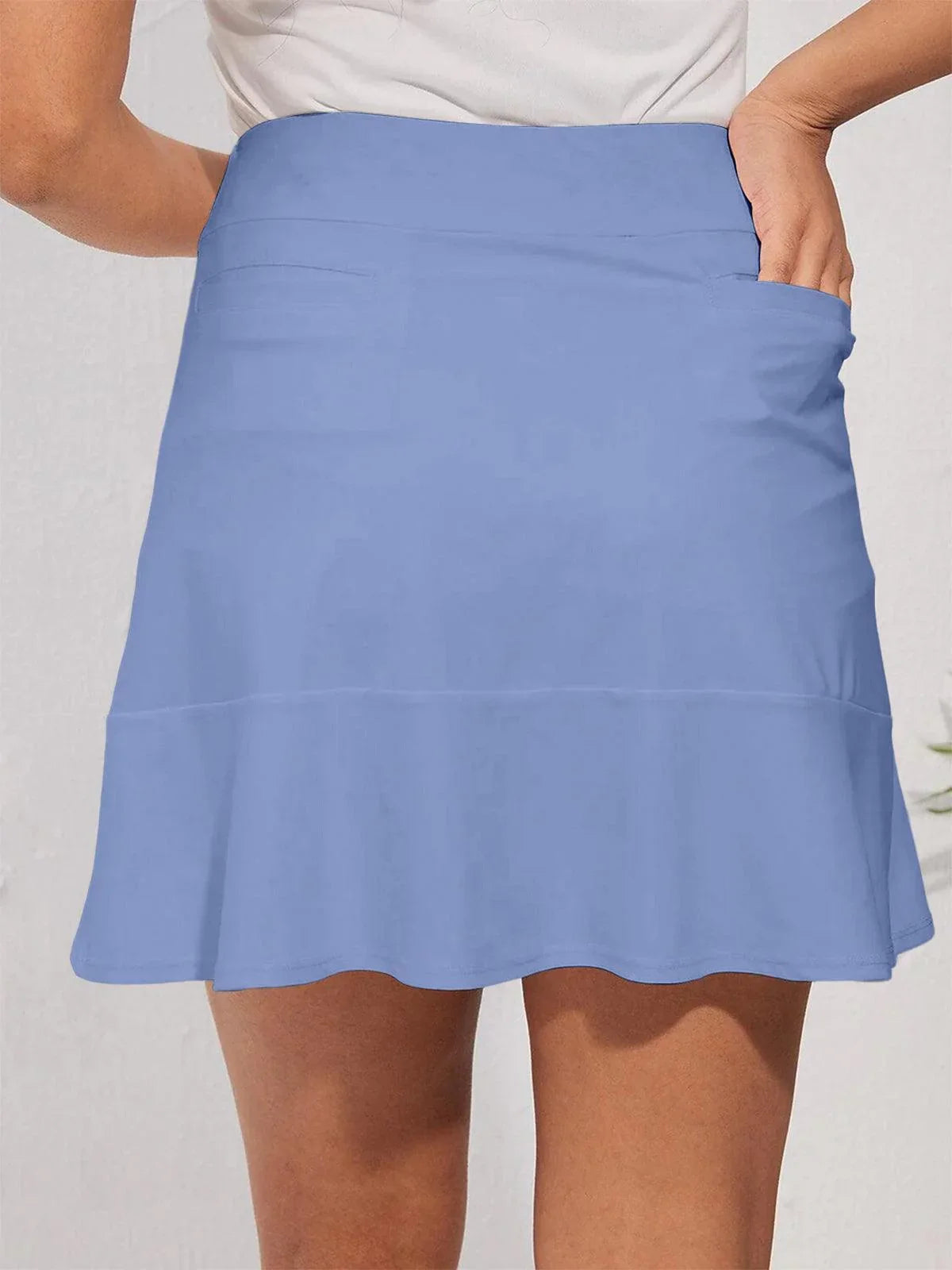 Basic 17 Inch Ruffle Skort UPF50+