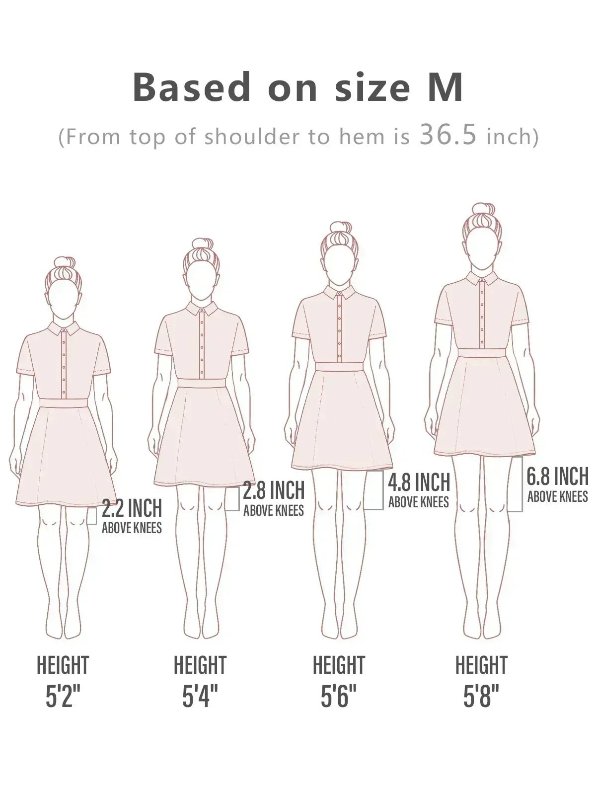 Not So Classic Short Sleeve A-Line 36.5 Inch Dress