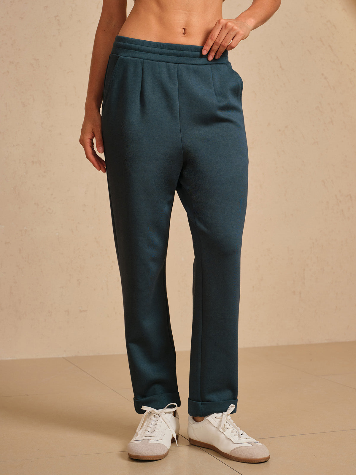 UltraSoft Stretch Hidden Drawstring Cuff Pants