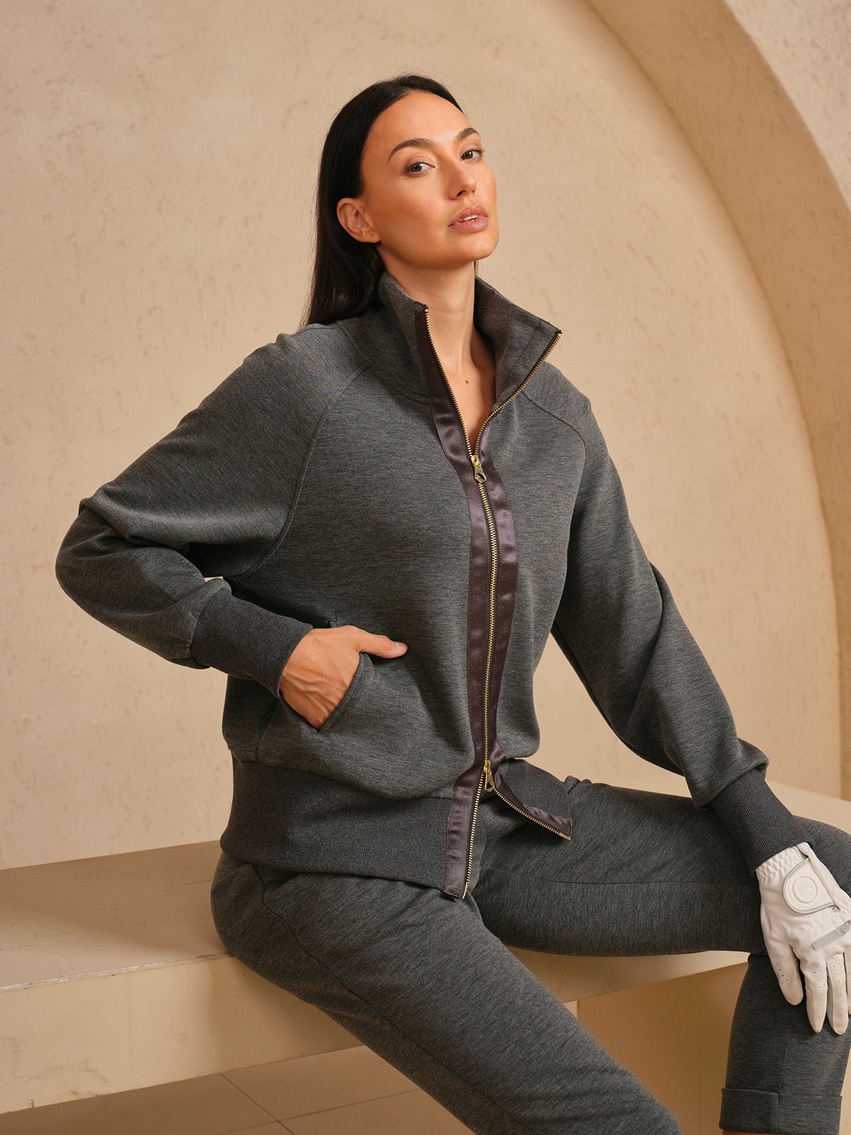 UltraSoft Long Sleeve Trimmed Jacket