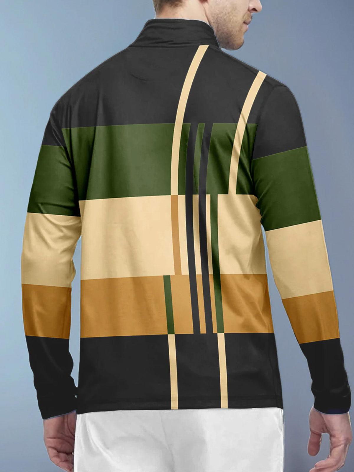 Hyper-prep Men's Golf Shirt Quarterzip UPF50+