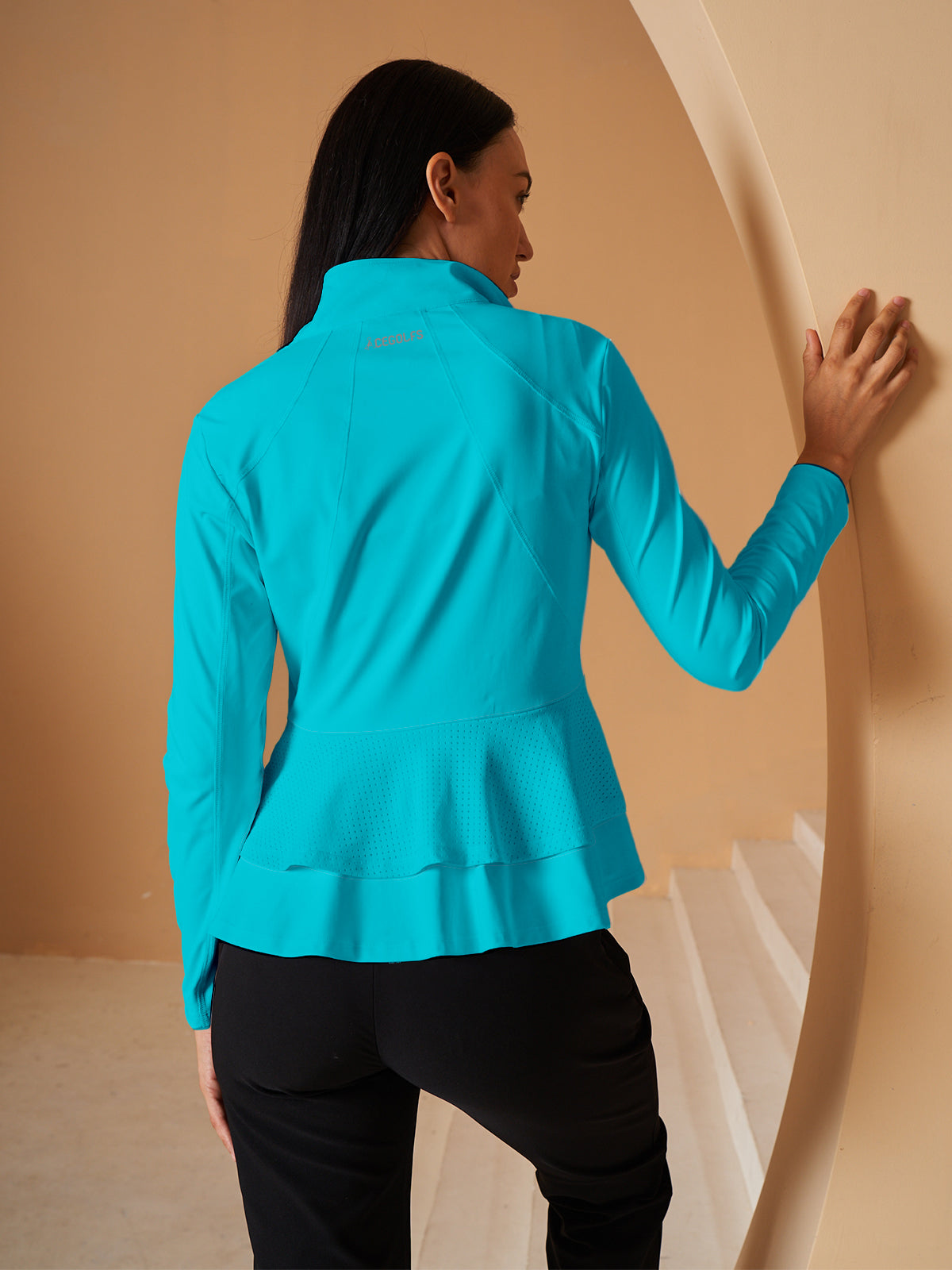 More Than Basic Ruffle Golf Jacket Sun Protection