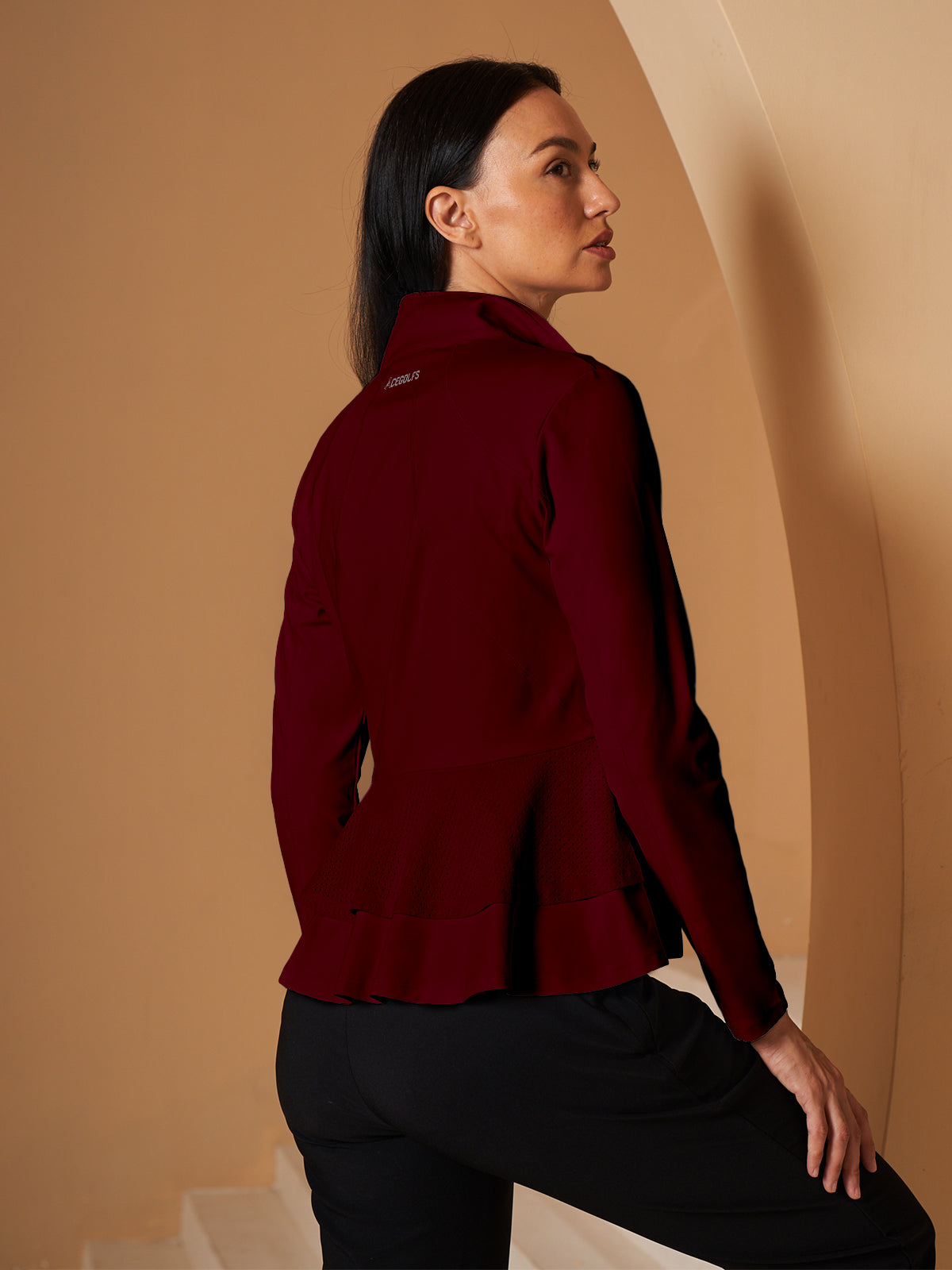 More Than Basic Ruffle Golf Jacket Sun Protection