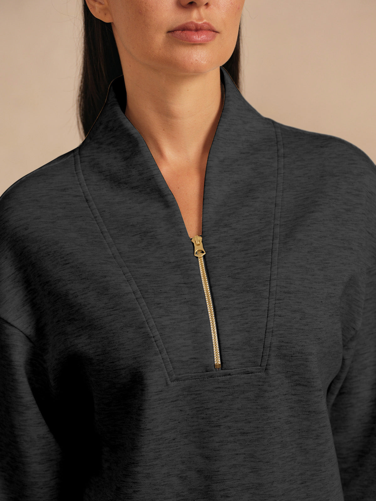 UltraSoft Long Sleeve Quarterzip Sweatshirt