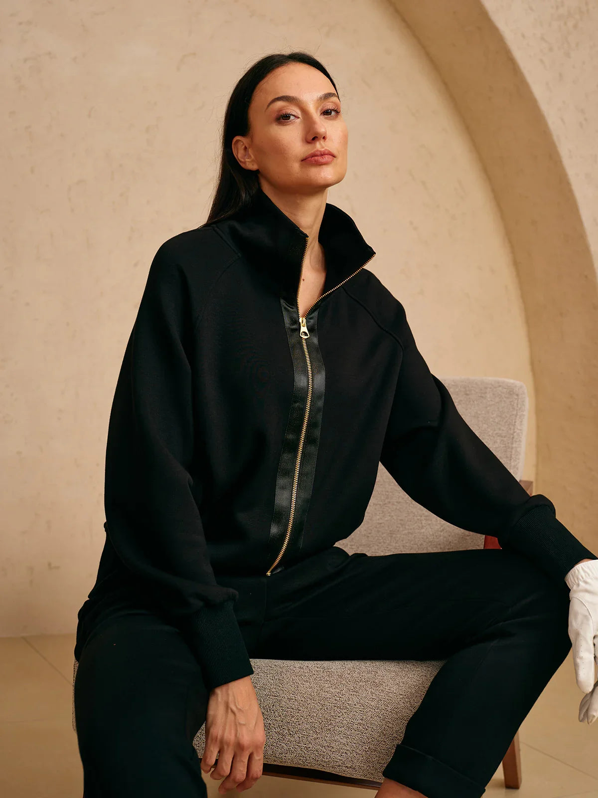 UltraSoft Long Sleeve Trimmed Jacket