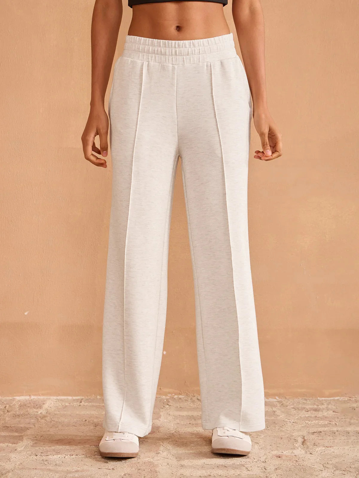 UltraSoft Stretch Hidden Drawstring Wide Leg Pants