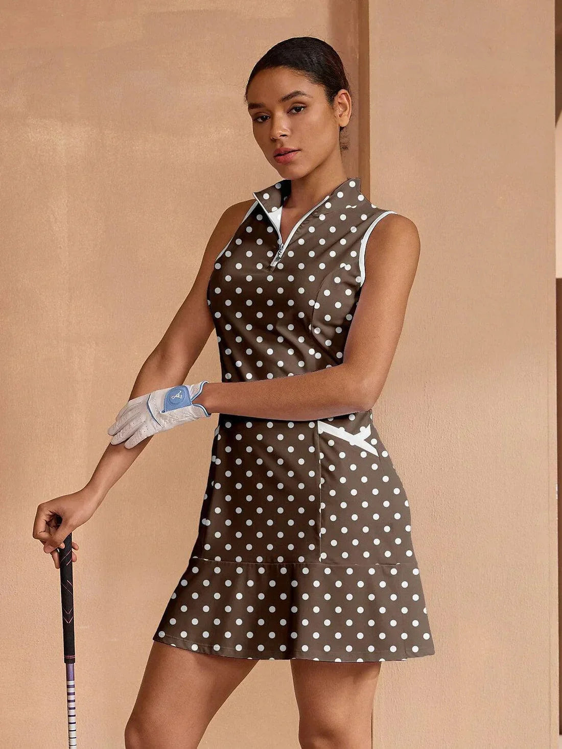 Hyper-prep Ruffle 35.5 Inch Dress For Golf Pickleball & Tennis