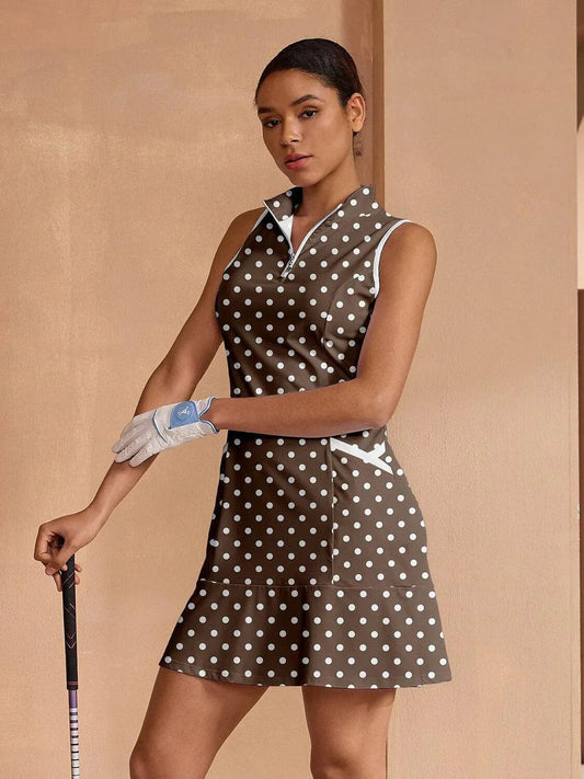 Hyper-prep Ruffle 35.5 Inch Dress For Golf Pickleball & Tennis