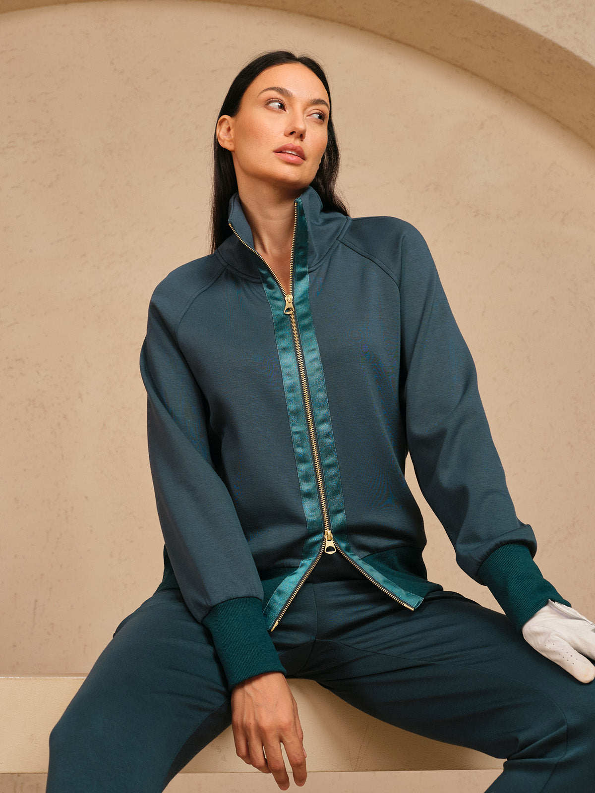 UltraSoft Long Sleeve Trimmed Jacket