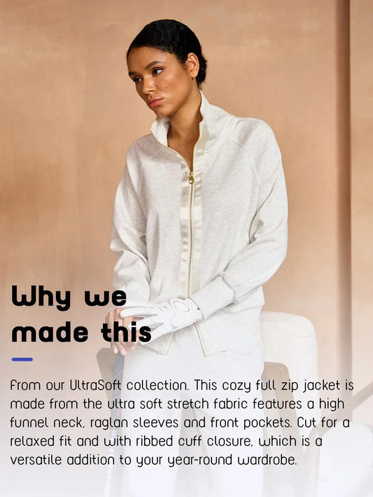 UltraSoft Long Sleeve Trimmed Jacket